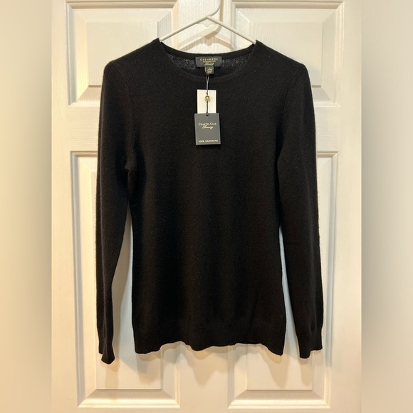 NWT Charter Club Luxury 100% Cashmere Sweater Size S Preppy Holiday Academia - Picture 1 of 9